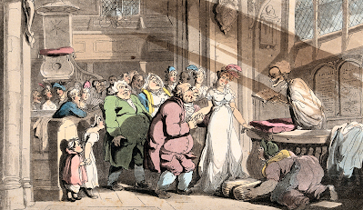 The dance of death: the wedding by T Rowlandson (1816) Wellcome Collection by Creative Commons (CC BY 4.0)