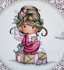 Fairy Christmas card (image from Polkadoodles)
