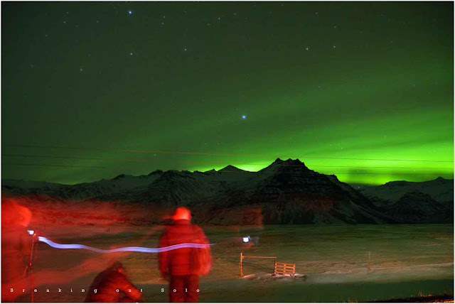 Northern lights in Iceland