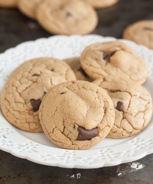 Dark Chocolate Chunk Coconut Oil Cookies