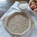Stoneware Shortbread Pan with Thistle Design