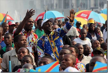 Festeggiamenti a Kinshasa