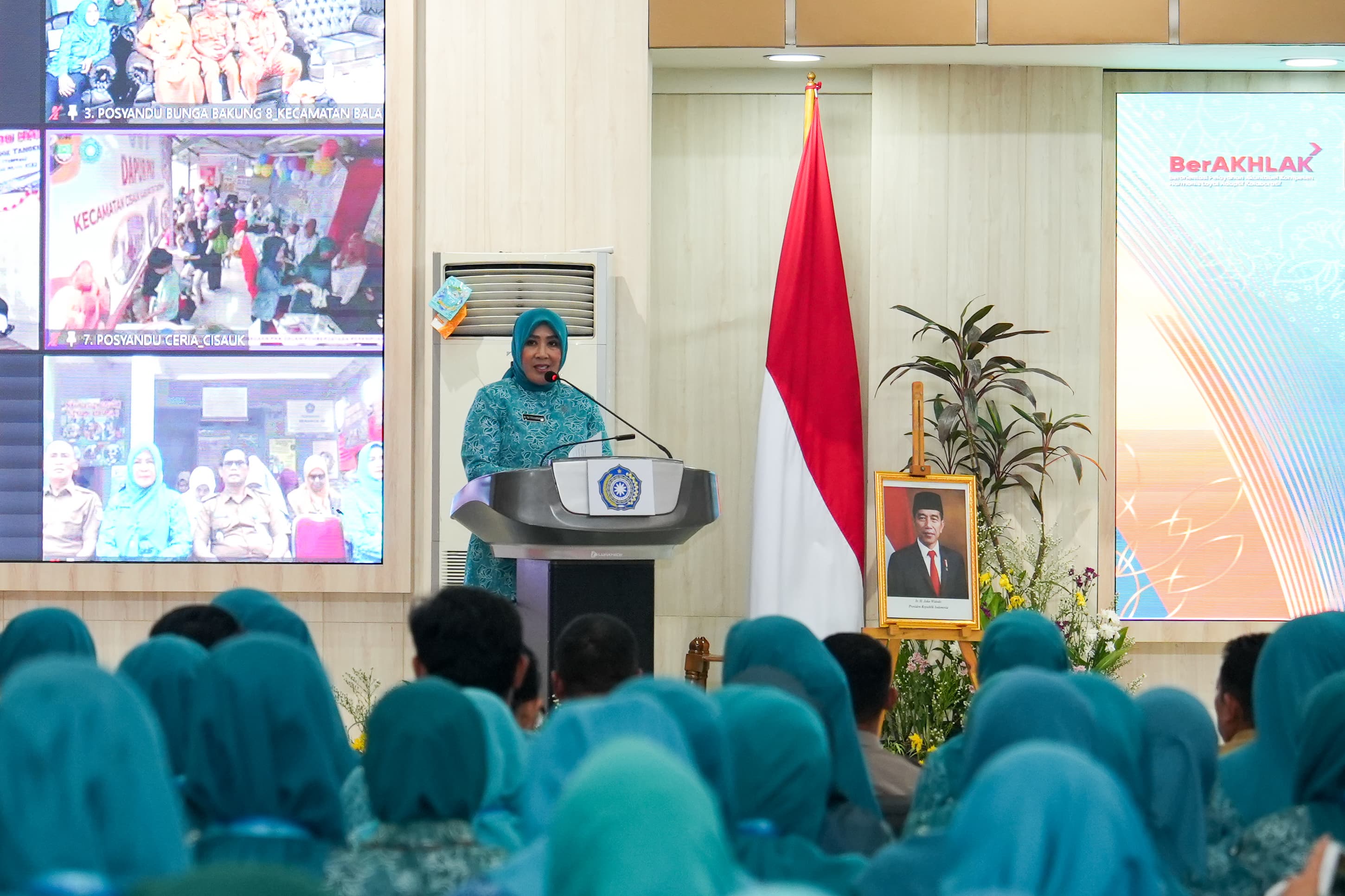 Ketum TP PKK Temu Kader Dasawisma dan Posyandu di Kabupaten Tangerang