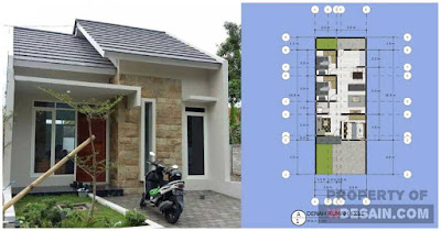 Desain Rumah Ukuran 6x11 1 Lantai Model Minimalis