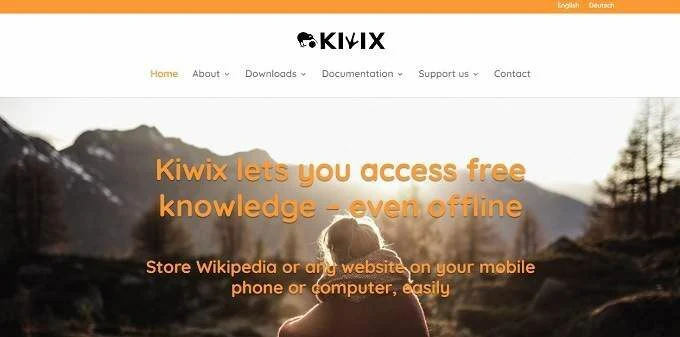 The download process differs between computers and mobile phones so we will explain the process in each case.  We will start with computers with the Windows system, which is almost identical to the rest of the computer operating systems such as Mac and Linux.   1- You will first need to download Kiwix - you can do this through the official Kiwix website from here   2- To download the program, click on Download from the main page and you will be taken to a page to choose the operating system of your device such as Windows, Mac or Linux   3- In our case, we will choose Windows, and then a link to download the program will appear, click on Download   4- Wait for a while and the file will be downloaded to your device depending on your internet speed.   5- Decompress the downloaded file using any decompression program you are using   6- After decompressing, you will see a folder containing a large group of files. You will need to double-click on a file named kiwix-desktop in order to run the program   7- After launching the program, click on “All Files” from the side menu, and a full list of available content will then be displayed.  Note that the default settings will bring you content depending on the language of your device, so if your device is in Arabic, you will notice that the default content is linked to the Arabic Wikipedia.  You can choose another language by clicking on Browse by Language from the side menu and then scrolling through the list to choose the language you want.