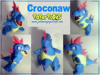 Pokemon Croconaw Papercraft