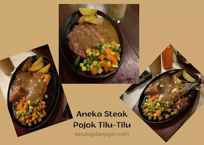Menu Steak di Cafe Pojok Tilu-Tilu