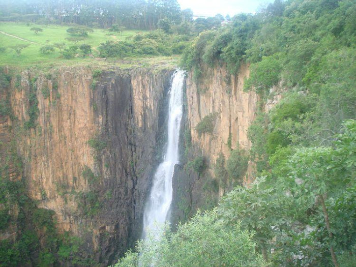 Howick Falls 364ft Height - Natal South Africa...