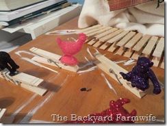 glitter animals - The Backyard Farmwife