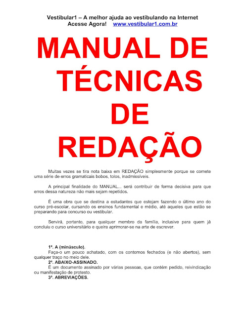 tecnicas de redação para concurso pdf