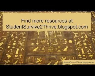 Find more resources at StudentSurvive2Thrive.blogspot.com