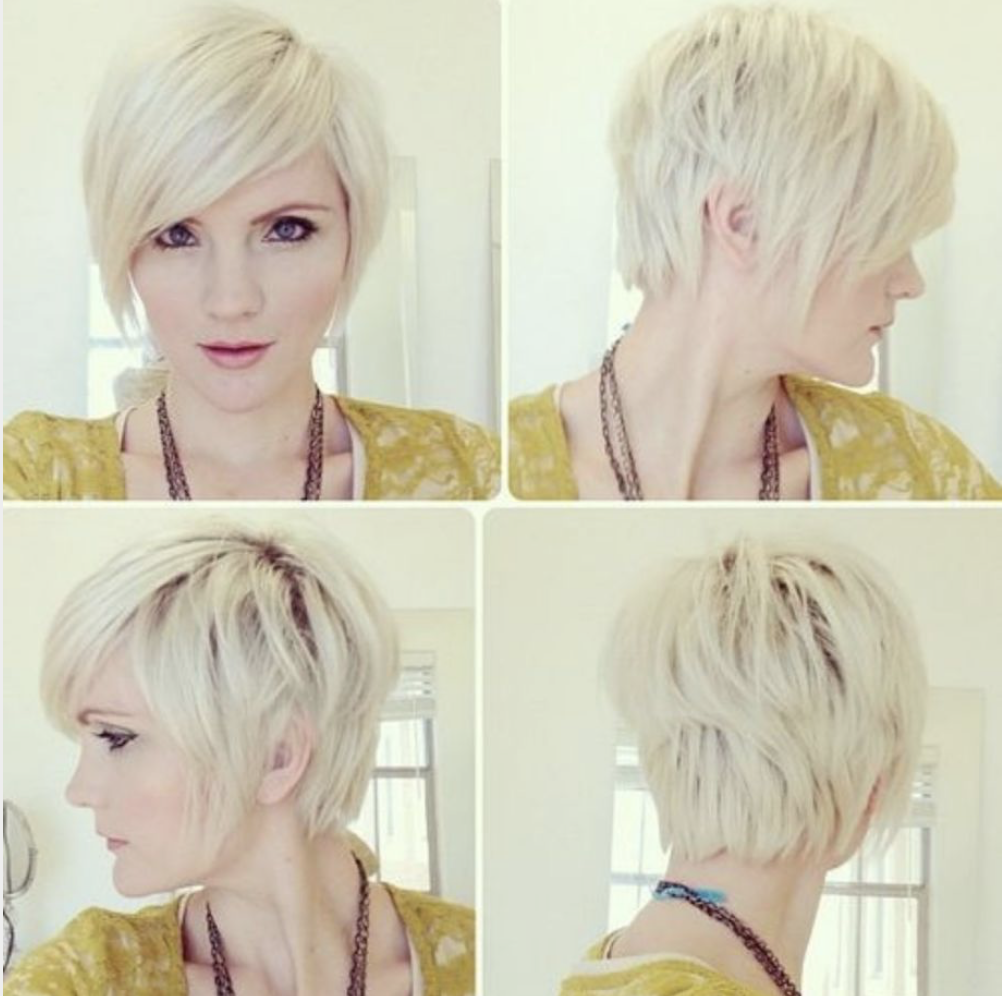 long pixie haircuts front and back view