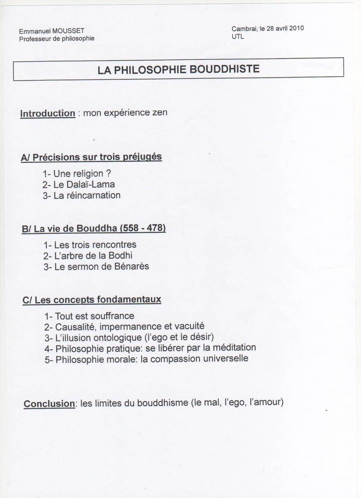 dissertation philosophie gratuite