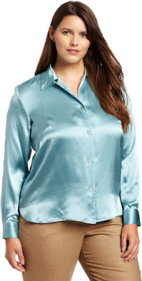 Best Office Shirt Plus Size Silk Blouses