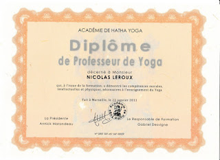 Professeur de yoga