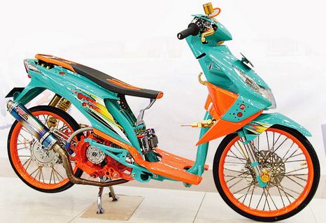 Modifikasi Terlengkap Honda Beat Bergaya Thailook Style 