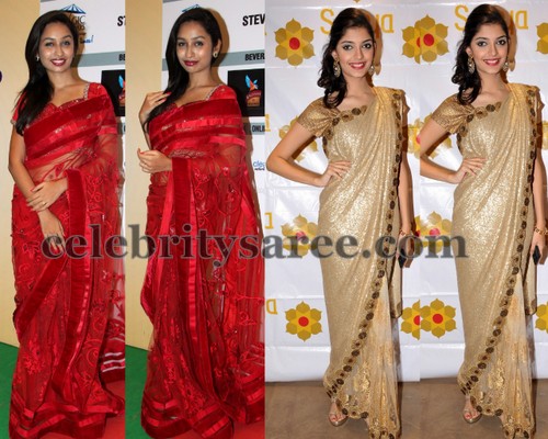 Aasna Designer Brasso Sarees