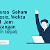 Jam Bursa Saham Indonesia, Waktu jadwal Jam Perdagangan dengan tepat