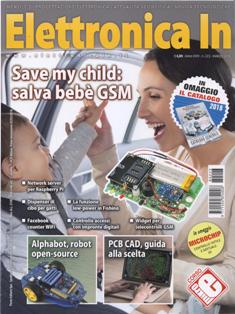 Elettronica In 223 - Marzo 2018 | ISSN 1124-8548 | PDF HQ | Mensile | Elettronica
Elettronica In è una rivista mensile (10 numeri all'anno) di elettronica applicata con intenti didattici e divulgativi, rivolta a quanti operano nel campo della progettazione elettronica. 
In particolare ci rivolgiamo a quanti lavorano nei laboratori di Ricerca e Sviluppo e negli Uffici Tecnici di piccole e medie aziende nonché a quanti frequentano Corsi di Studio nel settore elettronico e informatico (studenti universitari e di scuola media superiore) ed ai loro insegnanti.
Prestiamo particolare attenzione anche a coloro che, pur non operando professionalmente in questi campi, sono affascinati dalla possibilità di realizzare in proprio dispositivi elettronici per gli impieghi più vari. 
I contenuti della rivista possono essere suddivisi in due differenti tipologie:
- Progetti pratici;
- Corsi teorici
In ciascun numero della rivista proponiamo progetti tecnologicamente molto avanzati, sia dal punto di vista hardware che software, che cerchiamo di illustrare nella forma più chiara e comprensibile occupandoci delle modalità di funzionamento, dei particolari costruttivi e delle problematiche software. In questo modo il lettore può acquisire e sperimentare in pratica una serie di conoscenze utili per cimentarsi in seguito con progetti simili o ancora più complessi. In ogni caso tutti i circuiti proposti sono originali ed hanno un'utilità immediata.
Nel secondo caso (Corsi teorici) vengono trattati argomenti di grande attualità per i quali non esistono ancora (o esistono in maniera frammentaria) informazioni approfondite. Agli aspetti teorici fanno sempre seguito applicazioni pratiche con le quali verificare sul campo le nozioni teoriche apprese.