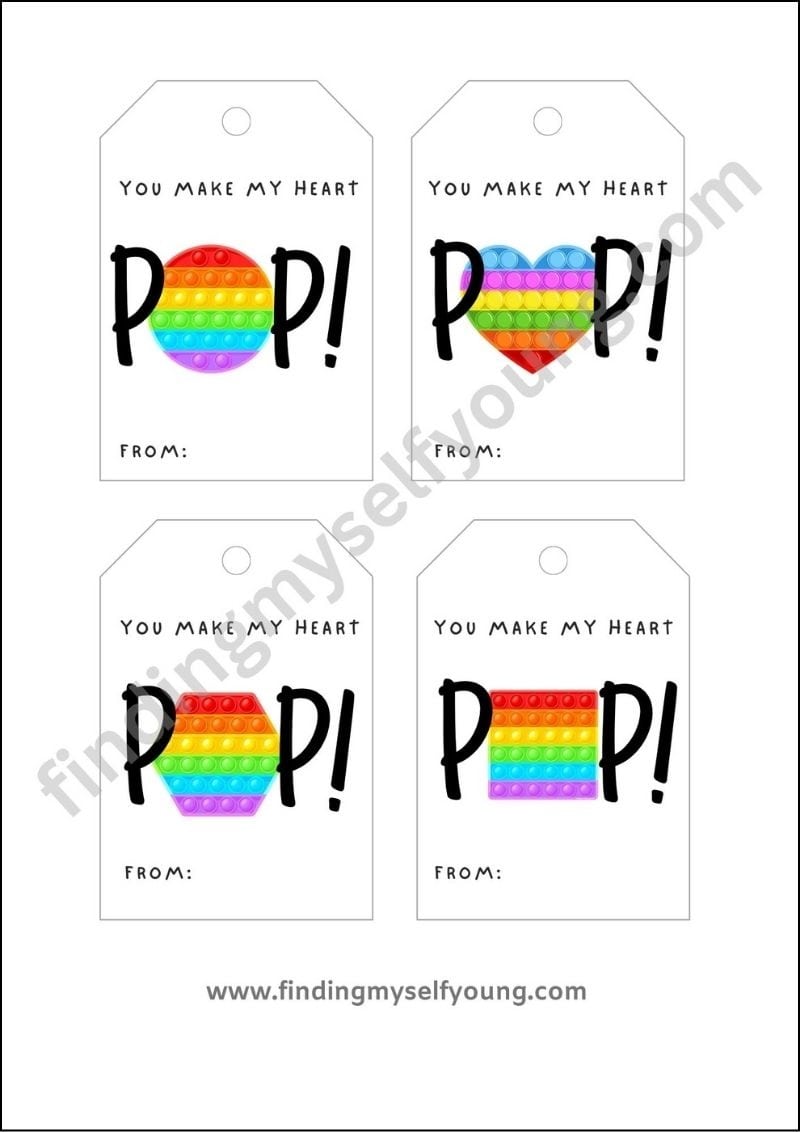 free printable pop it label template.