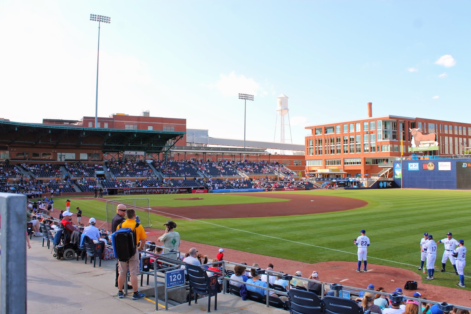 Durham Bulls Game with Kids