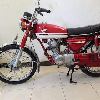  Jual honda cb125 thn 72 plat D stnk bpkb   pajak on.