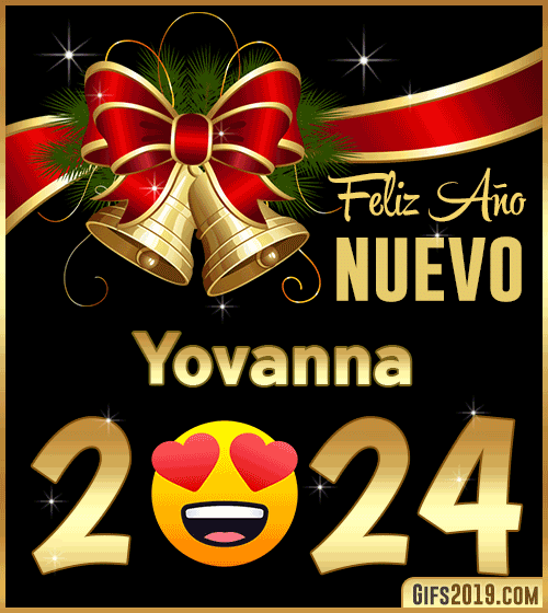 Feliz año nuevo 2024 Yovanna