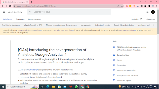 google analytics 4