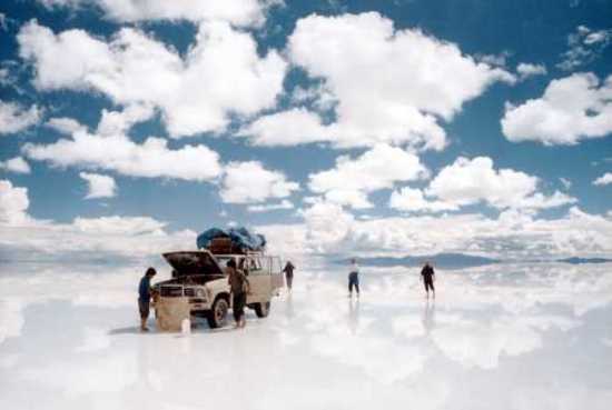 Laguna Blanca en Bolívia