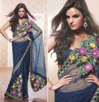 Beautiful-Indian-Net-Sarees-Designs