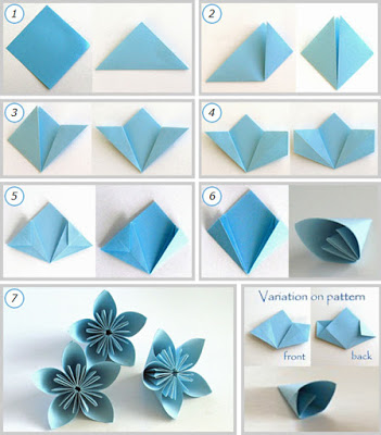 28+ Keren Cara Membuat Bunga Dari Kertas Origami