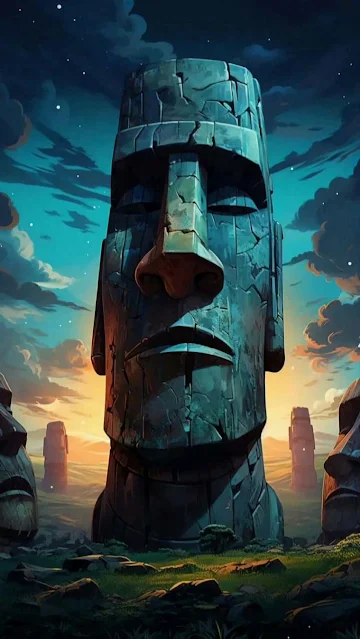 Mystery of Easter Island Statues Wallpaper, Hd Wallpapers, Phone Backgrounds, iPhone Wallpapers