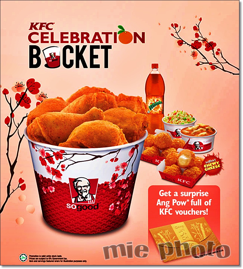 "KFC Celebration Bucket" Pengganti Kek Hari Jadi  mie