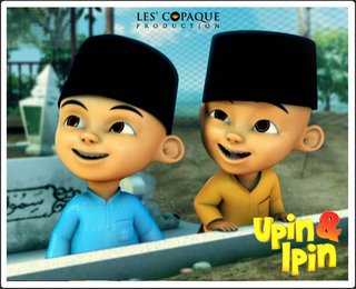 Gambar Kartun Ipin dan Upin