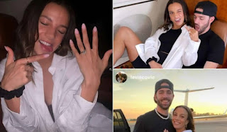 Picture collection of Dansby Swanson with his girlfriend Mallory Pugh after their engagement
