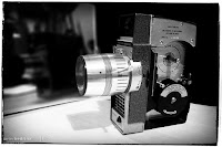 Cámara de cine de 8 mm de la época (de mi colección)