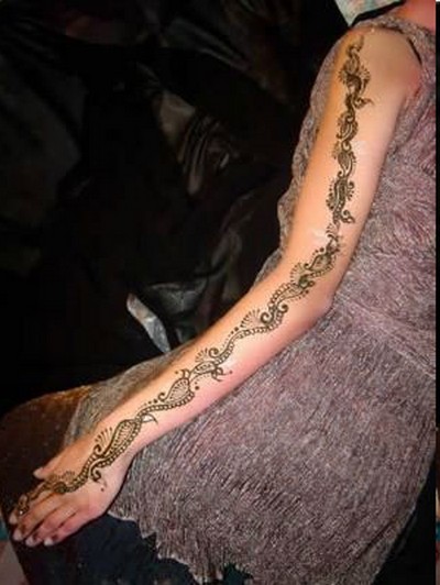 Full Arm Mehndi designs