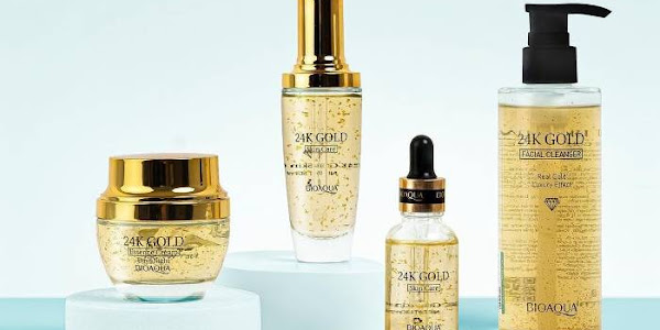 Bioaqua Gold Essence dengan Emas 24K untuk Kulit Tampak Muda dan Cerah