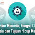 Pengertian Manusia, Fungsi, Ciri-Ciri Insan Dan Tujuan Hidup Manusia