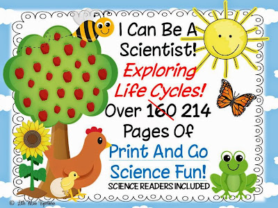 https://www.teacherspayteachers.com/Product/I-Can-Be-A-Scientist-Exploring-Life-Cycles-613373