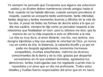 amor a distancia frases. Carta amor a distancia