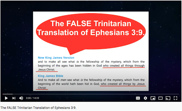 The FALSE Trinitarian Translations.