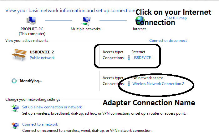 create hotspot in windows 8 and 7