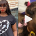 Motherhood: BBNaija's Bambam Shares Cute Video Of Her Beautiful Daughter, Zendaya, After Plaiting Her Hair (Video, Photo)