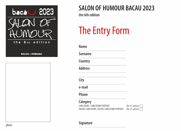 Salon of Humour in Bacau, 6th edition 2023