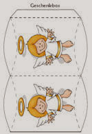 Cute Angels Free Printable Boxes.