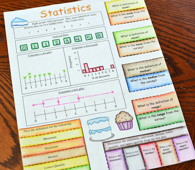 Statistics Foldable