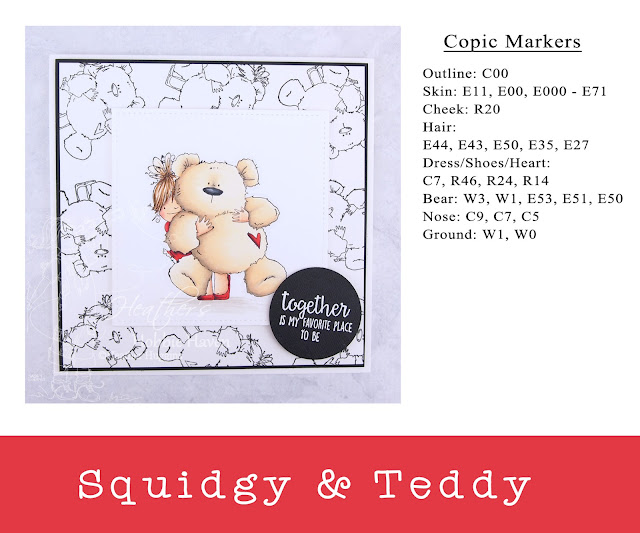 Heather's Hobbie Haven - Squidgy and Teddy Card Kit