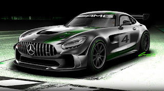 Mercedes-AMG GT4 2017 (Rendering) Front Side