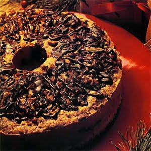 Christmas Chocolate Sour Cream Coffee Cake